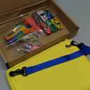 Portable Kids Play Case with Toy Cars, Dinosaur Design, Building Base Plate, and City Road Map, Educational Travel Activity Set Travel Toys Birthday gift for kids aged 3-6