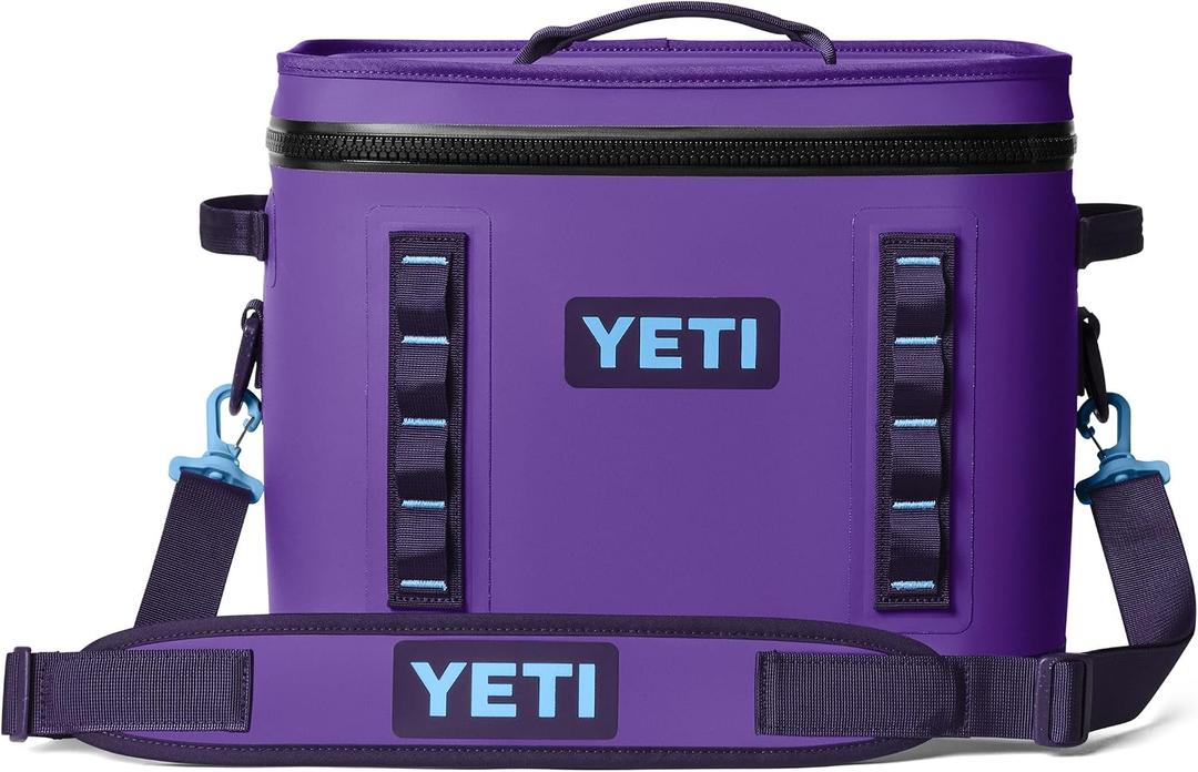 YETI Hopper Flip 18 Portable Soft Cooler, Pace Purple/ Blue