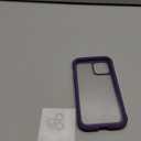 Miracase Glass Series for iPhone 12/12 Pro Case 6.1 inch, Upgraded Full-Body Rugged Phone Bumper Case Cover with Built-in 9H Tempered Glass Screen Protector and Camera Protector, Purple