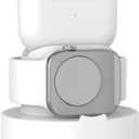 SOKUSIN Stand for Apple Watch Charger - iWatch AirPod 2 in 1 Charging Stand Holder Dock Compatible with Apple Watch Series 10 9 8 Ultra2 Ultra SE2 7 6 SE 5 4 3 2 and AirPods 1/2/3/Pro (White)
