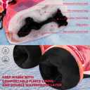 Ski Gloves for Men Women Kids - Waterproof Thermal Winter Snow Gloves, Touchscreen Compatible for Skiing, Snowboarding, Cold Weather, Parent-Child Outdoor Activities (S(Fits kids 8-10), Pink)