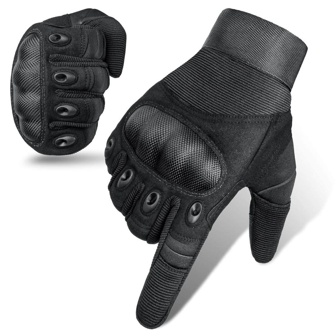 Cierto Motorcycle Gloves for Men Women, Touchscreen Riding Gloves with Hard Knuckle Guard, Anti-Slip Palm for Dirt Bike ATV Motocross