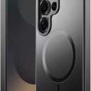 IMCHEN for Samsung Galaxy S25 Ultra Case | Metal Edge Heavy-Duty Protection (Black, for Galaxy S25 Ultra)