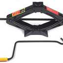 J - GO THE BUSINESS HUB Jack Scissor 1.0 ton HM-803 Scissor Jack 1.0 Ton All Car jack Scissor Lift Automotive Exterior Parts Car Scissor Jack for Car scissor Jack (Capacity 1000kg , 1 TON)