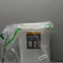 Glad Roomate Under Counter Waste Bin | Space Saving Small Trash Can for Kitchen Cabinet, Bathroom or Office | Dual Lid for Ease of Opening, 12 Liter, White