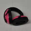 Walker's Youth Childrens Low Profile Padded Headband Adjustable Folding Noise-Reducing Hearing Protection Earmuffs (Pink)