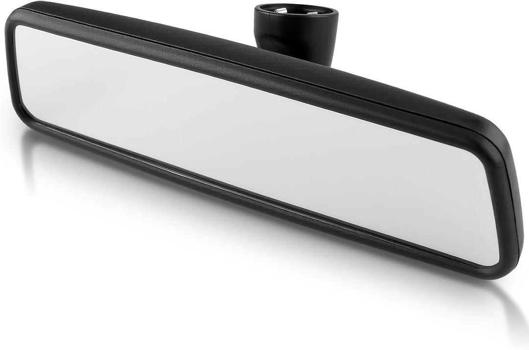 GoaMotors Black Rear View Interior Mirror Compatible with VW Golf MK4/MK5/MK6 Jetta Passat B5 Bora Rearview Mirror, Replace 18D 857 511, 3C0857511, 3B0857511H, 3B0857511G, for Jetta Rear View