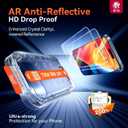 X-it 2 Pack Screen Protector for iPhone 17 Pro 6.3" with Auto-Alignment Kit, Anti-Reflective, Auto Dust Removal, Scratch, Shatter & Drop Resistance, Tempered Glass Full Edge Coverage, Case Friendly