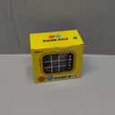 Focfundier Rechargeable Tic Tac Toe Game Box, Upgraded 5 Fun Brain and Memory Games, Compact Handheld Game Console, Portable Puzzle Travel Game Ideal Gifts for All Ages 3+ (Green)