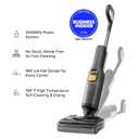 Roborock F25 BX Wet Dry Vacuum Cleaner, Cordless Vacuum Mop All in One with 20000Pa, 194F Hot Air Flash Drying & Self Cleaning, Zero-Tangle Wet Mop Cleaner for Hard Floor, 180 Lie Flat