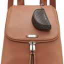 Calvin Klein Zulle Organizational Backpack, Caramel, One Size