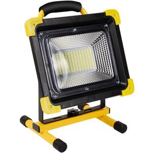 Lanfu 20000 LM Portable Rechargeable led work light with stand,200W Waterproof Flood Light,Switch Adjustable Brightness,Super Bright Cordless Job Site Light for Garage Workshop Car Outdoor lighting (LFUS-200W-Y)