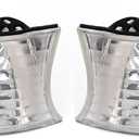 Artudatech Car Corner Lights, Corner Lights Parking Lamps Pair Fits for BMW 7 Series E38 Sedan 1999-2001 63138379107, 63138379108