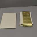 50 Pack Cream A6 Envelopes with Cards 4x6 Thick Folded Cardstock and Gold Stickers for Greeting Cards, Wedding, Birthday, Invitations, Baby Showers (Cream, 4x6)