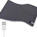 USB Plug-in Heating Pad, 5V Heated Pads, FSA HSA Eligible 3 Heat Settings & Auto Shut Off, Warm Therapy for Pain Relief Abdomen Cramps (16"x 12") Non-Chargeable