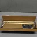 Gold Curtain Rod, Room Darkening Rods for Windows 28 to 48 Inches(2.3-4Ft), Wrap Around Curtain Rods, Heavy Duty Blackout Drapery, Modern Decorative Window Treatment Rod, Gold