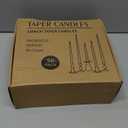 50-Pack Pink 10-Inch Taper Candles: Unscented Dripless Candlesticks with 8-Hour Burn Time - Elegant Dinner Candles for Valentine's Day, Romantic Dinners, Wedding Centerpieces, & Special Event Decor