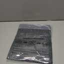 Mens Hat and Gloves Set, Warm Beanie Knit Long Scarf Fleece Lined Winter Hats Touchscreen Gloves for Men (Style A-grey Black)