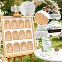 30 Sets Guess The Dress Bridal Shower Games for Guests Wedding Shower Games Cards Engagement Party Activities Double Sided Draw The Bridal Dressing Card Pencil Fun Bachelorette Party Favor Game Ideas