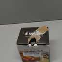 Patikil 250ml Glass Measuring Cup, 3.3 Borosilicate Graduated Black Printed Scale Liquid Measure Cups Beaker with Glass Lid and V-Shaped Spout for Kitchen, It's a Crack On The Side