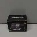 4 in 1 Wireless Charger with Alarm Clock Compatible for Galaxy Watch 8/7/Ultra/FE/6 Pro Galaxy S25/Ultra/S25+/S24/S23/Note 20/Z Flip 7/6/5 Fold 6 Galaxy Buds 3/2/Pro Multiple Devices Charging Station (white)