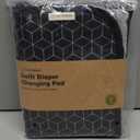 KeaBabies Portable Diaper Changing Pad, Easy Wipe Clean - Foldable Waterproof Baby Changing Mat for Diaper Bag, Compact, Lightweight, 25x13 Newborn, Infant, Baby Changer Travel Essential (Black Geo)