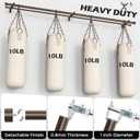 Bronze Double Curtain Rod, 36 to 72 Inch Dual Curtain Rods with Aluminium Modern End Cap Finials, 1 Inch Adjustable Heavy Duty Window Treatment Rods, Telescopic Metal Double Drapery Pole Set