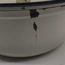MELLERHOME 7.5 QT Enameled Cast Iron Dutch Oven, Heavy-Duty Casserole Dish and Braiser Pan with Lid and Stainless Knob, Oven-Safe up to 500 F & Across All Cooktops, Oyster White