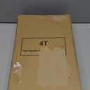 2 Pack Letter Tray 5-Tier Desk Organizer File Paper Holder with Handle, Metal Desktop Document Shelf Tray Office Classroom Organization - Pink