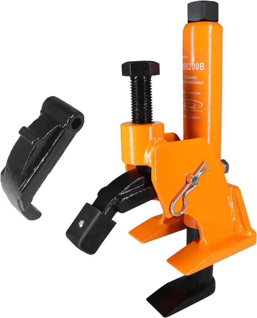 BESTOOL Manual Tire Bead Breaker with Rubber Pad, Tire Change Tool for Aluminum Alloy Hubs, ATV Tire Operation, Tractors, Trucks, Cars, Heavy Duty Tires Car Repair