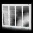 16x10 Return Air Grille(Duct Opening Size),Air Return Vent Cover,Flat Vent Cover,Rejillas De Aire Acondicionado Para Casa,Return Air Grilles,Outer Dimensions:17.75"Wx11.75"H(16"W x 10"H, Duct Opening)