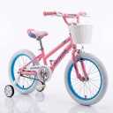 JOYSTAR Vintage Kids Bike for Girls & Boys Ages 2–9 – 12 14 16 18 Inch Toddler Bicycle with Training Wheels, Wicker Front Basket, Coaster Brake & DIY Decals
