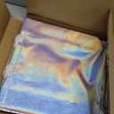 RACETOP 15 Pcs Iridescent Glossy Gift Bags Large Size, 13x5x11 Inch Holographic Reusable Gift Bags with Handles & Sturdy Base, Ideal for Birthday, Wedding, Bachelorette, Party Favors, Holiday Goodie