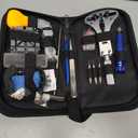 JOREST Watch Repair Tool Kit, Battery Replacement, Strap Adjustment, Bracelet Pin Removal, Band Link Remover, Resizing Tool, Wrench Opening Cover, Case Back Opener, Screwdriver, Spring Bar