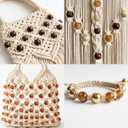 280Pcs Hair Beads for Braids Large Hole African Hair Bead for Women for Large Braids 14mm Brown Jumbo Pony Beads for Braiding Jewelry Making Macrame Crafts Assorted Colors Beading Supplies