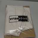 Faux Linen Waterproof Tablecloth,Ivory, 52" x 70" (Rectangular)