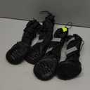 4 PCS Dog Boots Waterproof Dog Shoes with Reflective, Anti-Slip Pet Paw Protectors for Snowy, Rainy and Hot Pavement, Black, X-Large (#5)