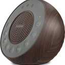 Housbay White Noise Machine with 31 High Fidelity Soothing Sounds, 5W High Power Loud Enough Speaker, Easy Volume Control, Sleep Timer, Sound Machine for Baby, Kids, Adults, Light Sleeper -Wood Grain
