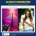 Lightinginside Smart Light Bulbs 100W Equiv., 1350LM 11W Smart Bulb Works with Alexa/Google Home/SmartLife, A19 E26 RGBCW Color Changing, No Hub Required, 2.4G WiFi Bluetooth Bulb, ETL Listed, 4PCS