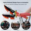 Cold Blade Anime Sword - 41 inches Anime Katana Replica with Belt and Stand - Durable Sword Perfect for Cosplay - Sword with Authentic Design