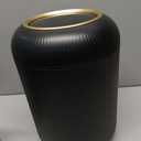 Automatic Motion Sensor Trash Can Bathroom,3 Gallon,Black and Gold