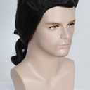 Linfairy Colonial Man Wig Halloween Cosplay Costume Wig For Women Party Wig