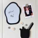 3 x KEYDUACU 12 pcs Girls Locker Accessories, Locker Decorations Including Mirrors, whiteboards, Magnets and organizing Supplies. Ideal for Back-to-School Essentials and The Office (12 pcs-Black)