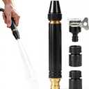 Heavy Duty Hose Nozzle, Adjustable water High Pressure Water Hose Nozzle | US Standard 3/4"with metal material leak-proof Garden Hose Sprayer, Car Wash, Lawn, Garden Watering, Patio Cleaning, 0.75 Inch