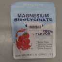 Magnesium Bisglycinate Gummies, with 500mg Magnesium Bisglycinate Chelate Sea Salt Raspberry Fruit Powder, Improve Sleep & Nervous, Relax Muscles, Strengthen Bones, Vegan, 60 Count
