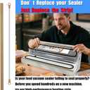 Vacuum Sealer Maintenance Kit, 5 Heat Wires and 5 Seal Bar Tapes, Compatible with Weston Pro-2100, Pro-2200, Pro-2300, Repair Kit for 65-0101, 65-0201, 65-0401-W