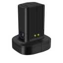 2-Pack Xbox 360 Controller Rechargeable Battery (4800mAh) with Dual Charging Dock Charger Station Stand Base, fit for Xbox 360 Wireless Controller