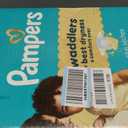 Pampers Swaddlers Diapers, Size 4 (15-34 lbs), 120 Count, Absorbent, Keeps Baby Dry and Comfortable, Skin Safe Disposable Baby Diaper