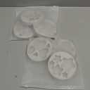 FCKEMLDS Star Fondant Molds Moon Heart Silicone Mold for Baby Shower Cake Decoration Birthday Party Cupcake Topper Chocolate Candy Polymer Clay Gum Paste Set of 6