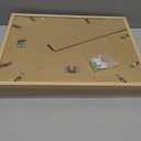 11x14 Picture Frames Matted for 8x10 and 6x8 Picture, Set of 3 Solid Wood Picture Frame with Tempered Real Glass, Wall Gallery Frame Set for Tabletop or Wall Mounting Display (3 Pack of Oak)